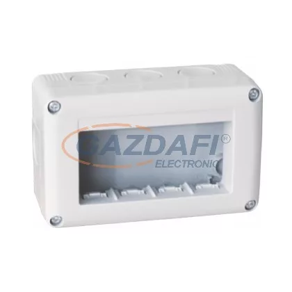   ELMARK "Life style" falon kívüli doboz kapcsolókhoz, két modulhoz, fehér