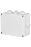 ELEKTRO-PLAST 2703-02 junction box with 8 conical cable entry, with screw cover, 130x95x58mm, gray, IP55