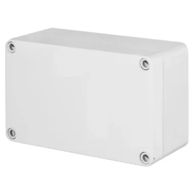Cutie de joncțiune ELEKTRO-PLAST 2707-00 cu perete lateral neted, 170x105x82mm, gri, IP65