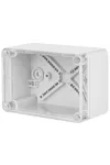 ELEKTRO-PLAST 2707-01 kötődoboz átlátszó fedéllel, 170x105x82mm, szürke, IP65 ELEKTRO-PLAST 2707-01 kötődoboz átlátszó fedéllel, 170x105x82mm, szürke, IP65