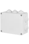 Cutie de joncțiune ELEKTRO-PLAST 2711-02 cu 10 intrări de cabluri conice, capac cu șurub, 198x163x80mm, gri, IP65