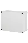 Cutie de joncțiune ELEKTRO-PLAST 2719-00 cu perete lateral neted, 270x220x106mm, gri, IP65