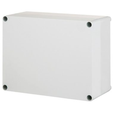 Cutie de joncțiune ELEKTRO-PLAST 2720-00 cu perete lateral neted, 220x220x126mm, gri, IP65