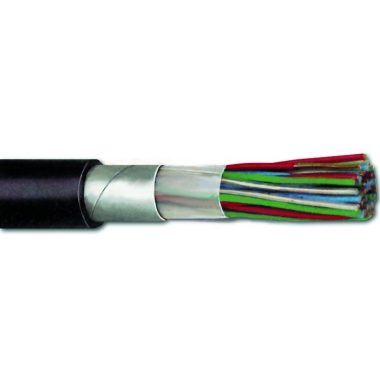F-2YA2Y 40x2x0,6mm2 telecommunication cable PE 200/300V black