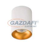   KANLUX 27570 RITI GU10 W/G, spot lámpa, falon kívüli, GU10, IP20, Max. 25W, fehér/arany