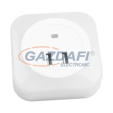 MÜLLER LICHT 27700021 köztes USB csatlakozó LED irányfénnyel, alkonykapcsolóval, 10,5W, 5Lm, 1500K