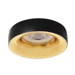   KANLUX 27810 ELNIS L B/G, Pontlámpa, MR16/GU10, IP20, Max. 35W, fekete/arany