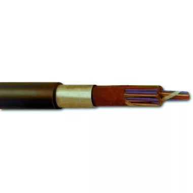 F-2YJA2Y 20x2x0,6mm2 távközlési kábel vízelvezetéssel PVC 200/300V fekete