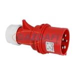 COMMEL 280-301 ipari lengő dugvilla, 400V, 5P, 16A, IP44