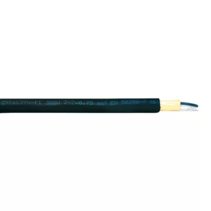   MEINHART S.C. RE-2X(ST)YV-FL 4x2x1,3mm2 Árnyékolt műszerkábel RM 300V kék