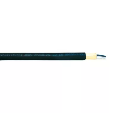 MEINHART S.C. RE-2X (ST) YV-FL 8x2x0.75mm2 Cablu instrument ecranat RM 300V negru