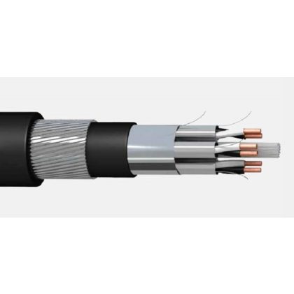   MEINHART S.C. RE-2X (ST) YSWAY-FL 4x2x1,3mm2 Cablu instrument ecranat RM 300 / 500V negru