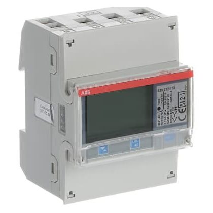   ABB 2CMA100169R1000 B23 312-100 Háromfázisú fogyasztásmérő, 3x230/400V AC; 2 bemenet - 2 kimenet; 4 tarifás; direkt mérés (65A)