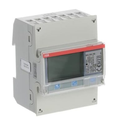 ABB 2CMA100183R1000 B24 352-100 Háromfázisú fogyasztásmérő, 3x230/400V AC; 2 bemenet - 2 kimenet; 4 tarifás; RS-485; áramváltós mérés (6A)