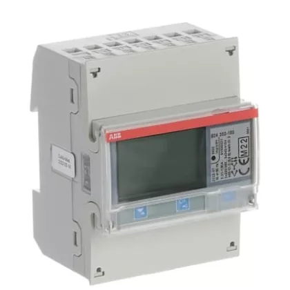   ABB 2CMA100183R1000 B24 352-100 Háromfázisú fogyasztásmérő, 3x230/400V AC; 2 bemenet - 2 kimenet; 4 tarifás; RS-485; áramváltós mérés (6A)
