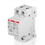   ABB 2CTB815710R1300 OVR T1-T2 1N 12.5-275s P QS túlfeszültség levezető, 1+2(B+C) osztály, 1P+N, 12,5 kA, Up = 1,3 kV, Un = 230 V, Uc = 275 V, dugaszolható
