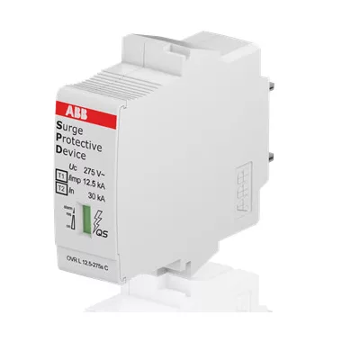 ABB 2CTB815710R2600 OVR T1-T2 12.5-275s C QS túlfezültség levezető patron, 230/400V AC ABB 2CTB815710R2600 OVR T1-T2 12.5-275s C QS túlfezültség levezető patron, 230/400V AC