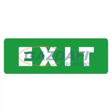 "Exit" Utánvilágító öntapadó felirat, 300x100mm