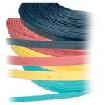 ELMARK vékonyfalú zsugorcs, 16mm/8mm, piros