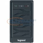   LEGRAND 310002 NIKY 600 VA 5-30 perc BEM: C14 KIM: (3+1)xC13 USB vonali interaktív részlegesen szinuszos szünetmentes torony (UPS)