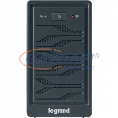 LEGRAND 310002 NIKY 600 VA 5-30 perc BEM: C14 KIM: (3+1)xC13 USB vonali interaktív részlegesen szinuszos szünetmentes torony (UPS)