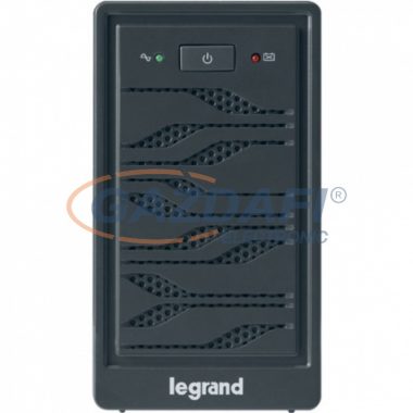 LEGRAND 310002 NIKY 600 VA 5-30 perc BEM: C14 KIM: (3+1)xC13 USB vonali interaktív részlegesen szinuszos szünetmentes torony (UPS)