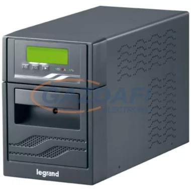LEGRAND 310006 NIKY-S 1000 VA 5 perc BEM: C14 KIM: 6xC13 RS232 vonali interaktív tisztán szinuszos szünetmentes torony (UPS)