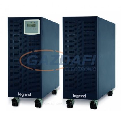   LEGRAND 310121 KEOR-S 3 kVA 8 perc BEM: 3x2,5mm2 KIM: 3x2,5mm2 RS232 SNMP szlot online kettős konverziós szünetmentes torony (UPS)