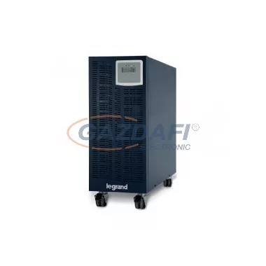 LEGRAND 310123 KEOR-S 3 kVA 42 perc BEM: 3x2,5mm2 KIM: 3x2,5mm2 RS232 SNMP szlot online kettős konverziós szünetmentes torony (UPS)