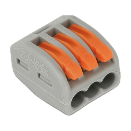 ELMARK nyitható 3-as vezetékösszeköt, 4mm2, 32A