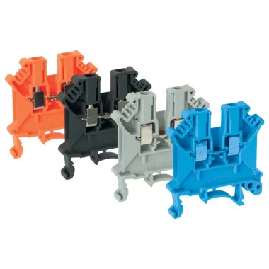 ELMARK sínre húzható ipari sorkapocs, 32A, LTU2UK 3N, 0,2-4mm2, piros