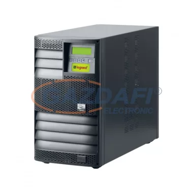 LEGRAND 310350 MEGALINE 1,25 kVA 13 perc BEM: Schuko/FR dugó KIM: 4xSchuko RS232 online kettős konverziós szünetmentes torony (ST) (UPS)