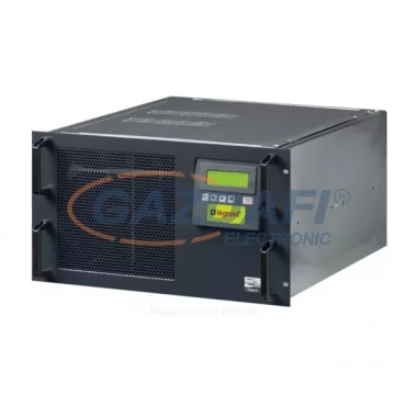 LEGRAND 310383 MEGALINE 3,75 kVA 13 perc BEM: Schuko/FR dugó KIM: 4xSchuko RS232 online kettős konverziós szünetmentes rack (UPS)