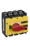 SCHNEIDER 31127 Interpact INS250 4P piros kapcsolókar, sárga homloklap