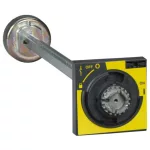 SCHNEIDER 31289 Red switch lever / yellow faceplate