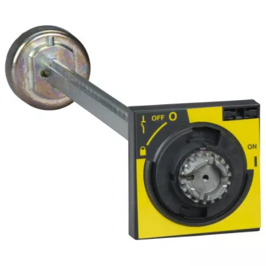 SCHNEIDER 31289 Red switch lever / yellow faceplate