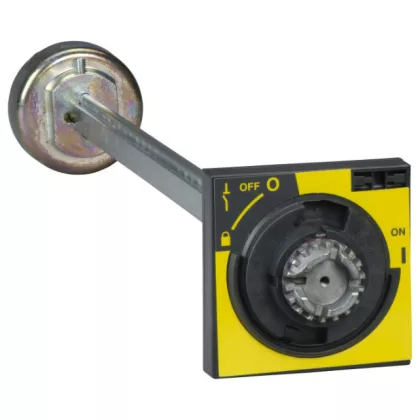 SCHNEIDER 31289 Red switch lever / yellow faceplate