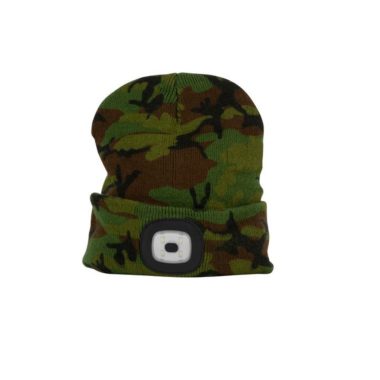 SG PRO Albacore terepmintás Led-es  sapka  L, 4 x SMD LED, USB töltés