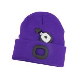 SG PRO lila Led-es sapka L, 4 x SMD LED, USB töltés