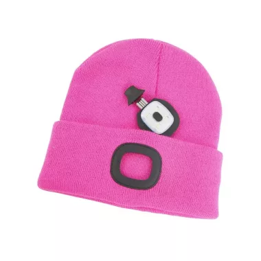 SG PRO Rózsaszín gyerek Led-es sapka S, 4 x SMD LED, USB töltő