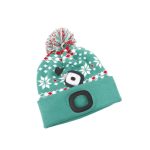   SG PRO x-mas zöld Led-es  bojtos sapka L, 4 x SMD LED, USB töltés