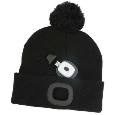  SG PRO Wahoo fekete bojtos sapka L, 4x SMD LED, 60 lm, 