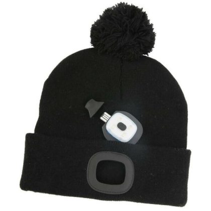  SG PRO Wahoo fekete bojtos sapka L, 4x SMD LED, 60 lm, 