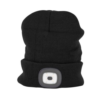    SG PRO Albacore fekete Led-es  sapka L, 4 x SMD LED, USB töltés