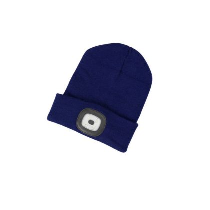 SG PRO kék gyerek Led-es sapka M, 4 x SMD LED, USB töltés