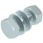   OBO 3158632 SKS 8X20 F Hatlapfejű Csavar anyával és alátéttel M8x20 tűzihorganyzott acél
