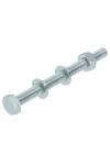 OBO 3160793 SKS 10X120 F Hatlapfejű Csavar anyával és alátéttel M10x120 tűzihorganyzott acél OBO 3160793 SKS 10X120 F Hatlapfejű Csavar anyával és alátéttel M10x120 tűzihorganyzott acél