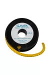 ELMARK belehúzható kábeljelöl, EC-2-S, 3.6-5.2mm2 /S/ (500db/tekercs)