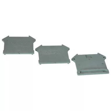 ELMARK ipari sorozatkapocs véglemez, szürke, 8mm