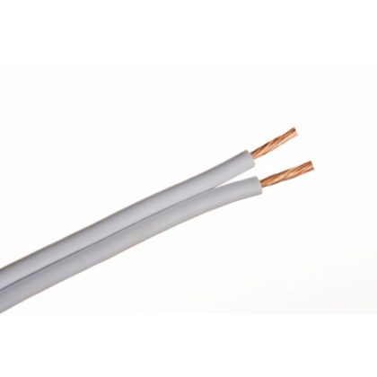   Cablu H03VH-H 2x1,5mm2 sârmă de cupru litat fara manta 300 / 300V alb